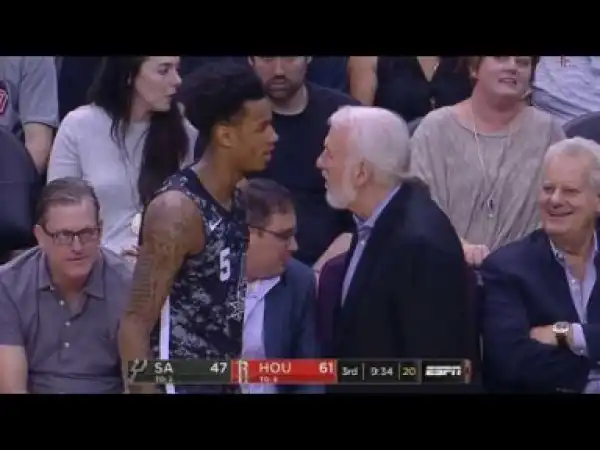 Video: Gregg Popovich 2 Timeouts in 30s, Yelled At Dejounte Murray